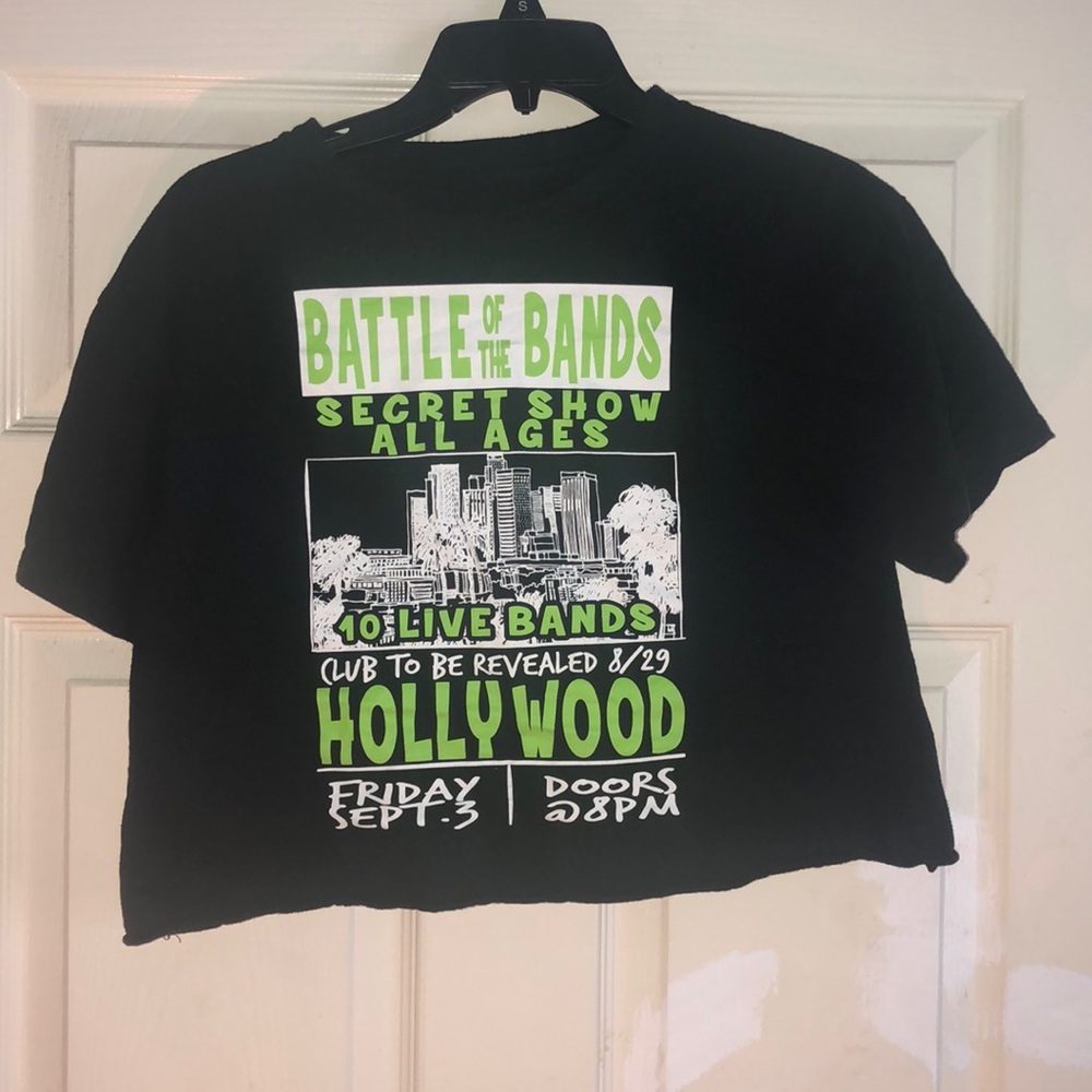 Cropped Band tee